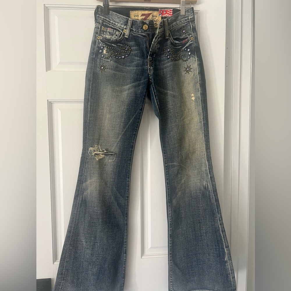 7 for all mankind jeans - one of a kind - The Great China Wall! Barely worn
